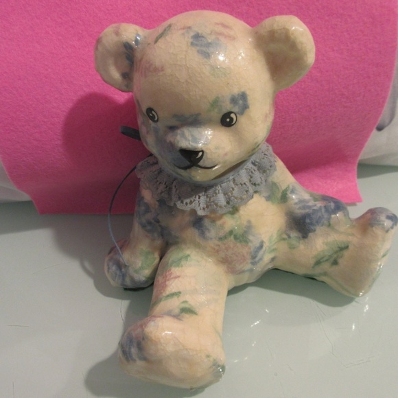 Kozy Kritters Decoupage Bear - Picture 4 of 4